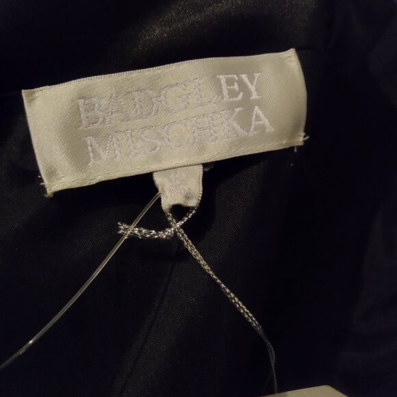 NWT Badgley Mishka Black Lace Evening Dress - Picture 7 of 9